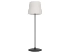 EGLO Leuchten Tischleuchte Leonero Akku H:340 LED-CCT Touch Weiss