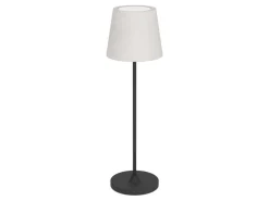 EGLO Leuchten Tischleuchte Leonero Akku H:340 LED-CCT Touch Weiss