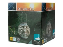 EGLO Leuchten Windlicht SOLAR 48781 Kugel Weiss