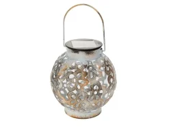 EGLO Leuchten Windlicht SOLAR 48781 Kugel Weiss