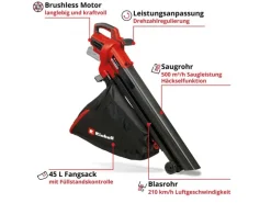 Einhell Akku-Laubsauger Venturro 18/210 Kit (1 x 4.0Ah)