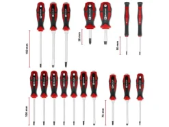 Einhell E-Case 17-tlg., Chrom-Vanadium-Stahl