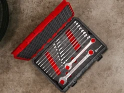 Einhell Einleger E-Case Gabelringschlüssel-Set, 19-teilig,