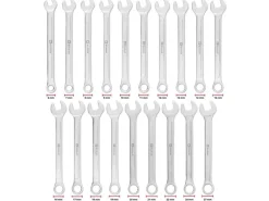 Einhell Einleger E-Case Gabelringschlüssel-Set, 19-teilig,