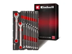 Einhell Einleger E-Case Gabelringschlüssel-Set, 19-teilig,