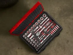 Einhell Einleger E-Case Stecknüsse und Ratschen, 60-tlg.