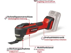 Einhell Professional Multifunktionswerkzeug TP-MG 18 Li BL – Solo
