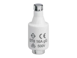 Elektromaterial Schmelzsicherung DII E27 16A 500 V gG mit Melder 5 Stück