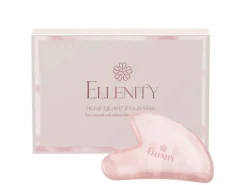 ELLENITY Rosenquarz Gua Sha Rosenquarz Gua Sha Gesichtsmassagegerät