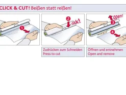 Emsa Folienschneider Click&Cut Weiss/Hellgrün