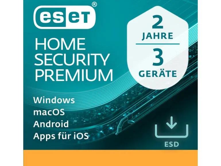 ESET HOME Security Premium ESD, Vollversion, 3 User, 2 Jahre