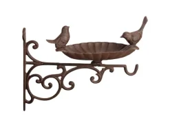 Esschert Design Futterspender Wandfutterschale aus Gusseisen