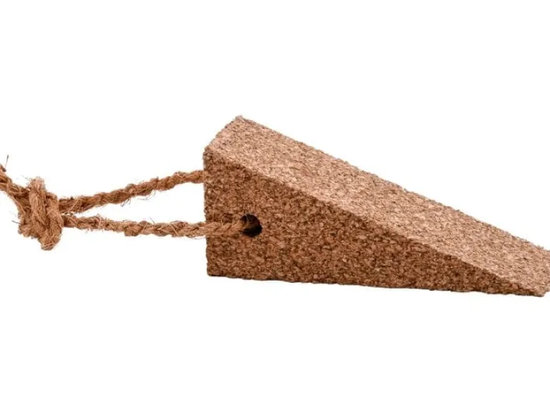 Esschert Design Türkeil Kork mit Seil braun 11.5 x 5 x 4.5 cm