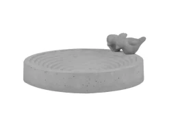 Esschert Design Vogeltränke Beton Grau