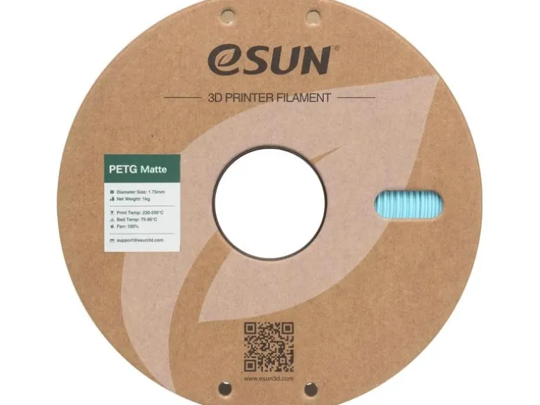 eSun Filament PETG-Matte Hellblau 1.75 mm 1 kg