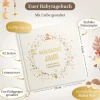 Eulentaler Babyalbum Boho Gold Leinen, 92 Seiten
