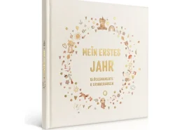 Eulentaler Babyalbum Boho Gold Leinen, 92 Seiten
