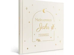 Eulentaler Babyalbum Gold Leinen, 92 Seiten