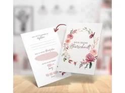 Eulentaler Baby-Meilensteinkarten Blumen