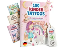 Eulentaler Tattoo Set für Kinder Einhorn Motive 100 Stück