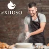 Exitoso Gärkorb Beige/Weiss Ø35 x 15 cm