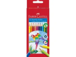 Faber-Castell Farbstifte triangular 12er Kartenetui