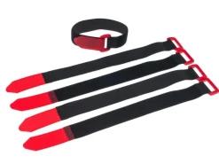 FASTECH Schlaufenband FAST-VSTRAP 25 x 480 mm, Schwarz/Rot