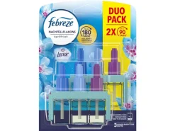 Febreze Duftstecker Nachfüllflakon 3 Volution, Lenor Aprilfrisch DUO
