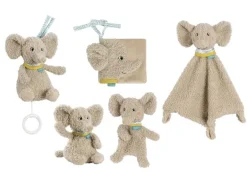 fehn Geschenkset «Elefant Erik» 5-teilig Mehrfarbig