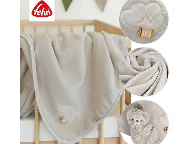 fehn Geschenkset Kuscheldecke Faultier