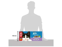Felix Nassfutter Fleisch & Fisch in Gelée, 40 x 85 g