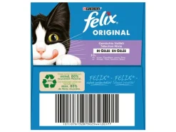 Felix Nassfutter Fleisch & Fisch in Gelée, 40 x 85 g