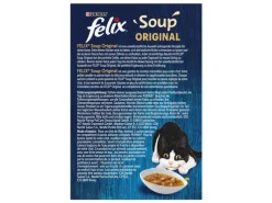 Felix Nassfutter Soup Original Fisch 6 x 48g
