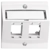Feller EDIZIOdue Montageset R&M freenet 2-fach leer