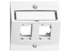 Feller EDIZIOdue Montageset R&M freenet 2-fach leer