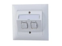 Feller EDIZIOdue Netzwerkdose UP 2x RJ45 Kat. 6A geschirmt
