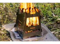 Fennek Grill Campingkocher Hobo Premium, Edelstahl