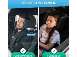 Flipline Auto-Kopfstütze, weisse Nähte