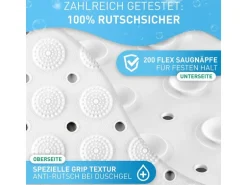 Flipline rutschfest, BPA-frei 40 x 100 cm, Weiss