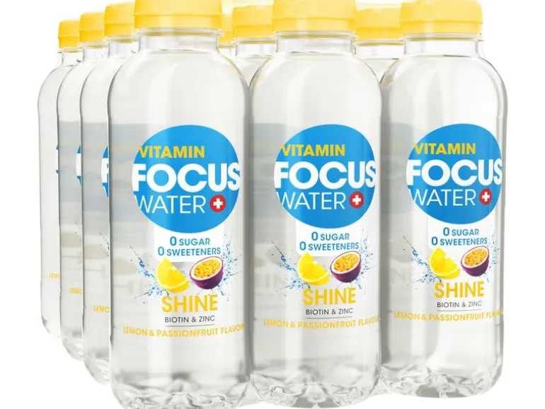 FOCUS WATER Shine Zitrone und Passionsfrucht 12 x 0.5 l