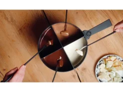 4Fondue Fondue-Caquelon Schwarz