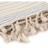 Foutastic Strandtuch Capri Weiss, Blau