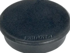 Franken Haftmagnet Magnet rund Ø 24 mm, 10 Stück, Schwarz