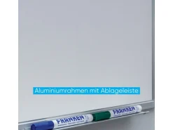 Franken Magnethaftendes Whiteboard X-tra!Line 90 cm x 120 cm, Weiss