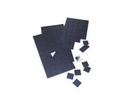 Franken Magnetplättchen 2 x 2 cm, 50 Stück Schwarz
