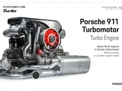 Franzis Bausatz Porsche 911 Turbomotor 1:3, Deutsch/Englisch