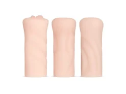 Friend with Benefits Set von 3 Masturbatoren Beige