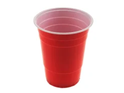 FTM Einwegbecher Beer Pong , 50 Stück, Rot