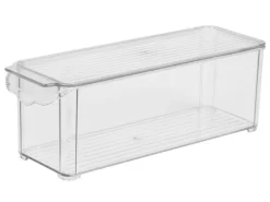 FTM Kühlschrankorganizer 4-teilig, Transparent