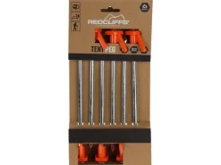 FTM Stahl-Hering 6 Stück, 21 cm